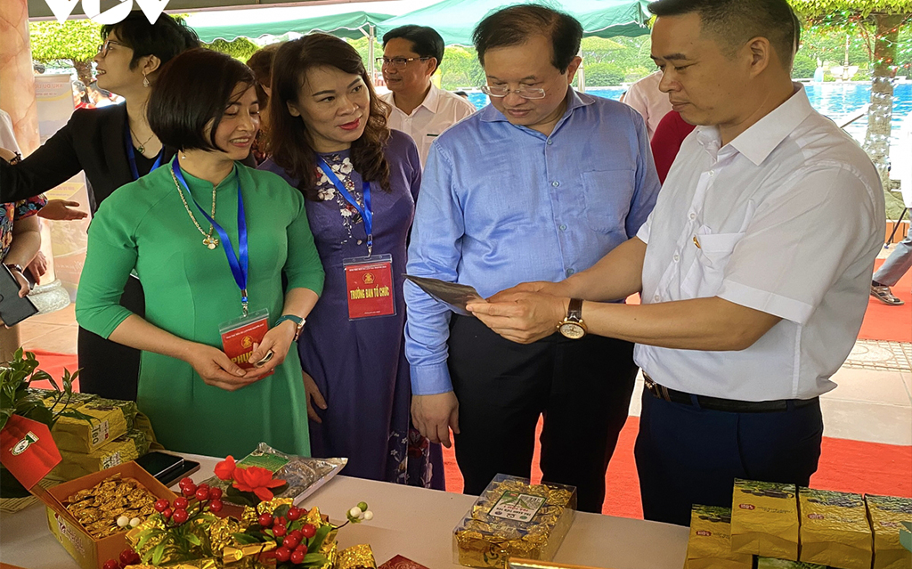 Một số hình ảnh của HTX trà và du lịch cộng đồng Tiến Yên tại sự kiện khai mạc mùa du lịch Thái NGuyên năm 2022